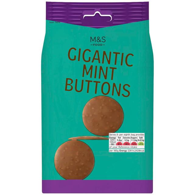 M&S Gigantic Mint Chocolate Buttons Food Cupboard M&S Default Title  