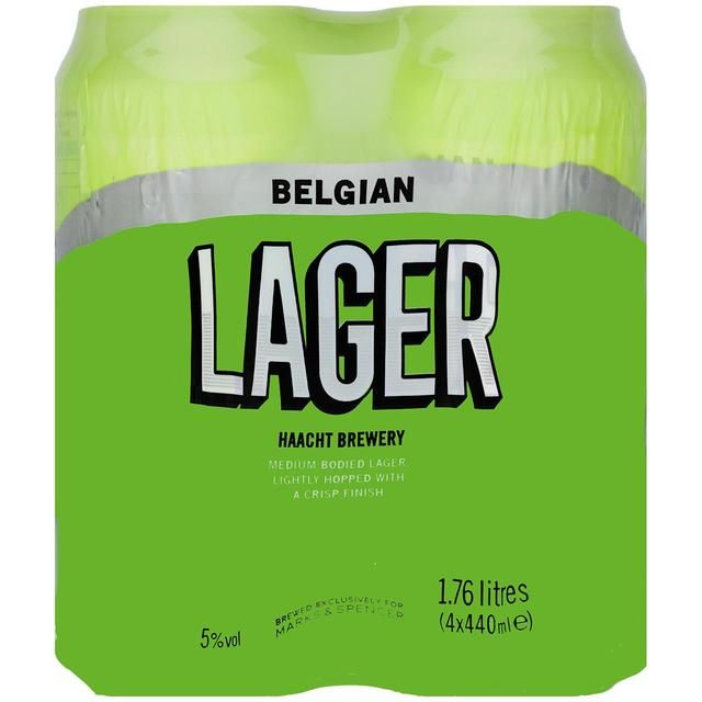 M&S Belgian Lager Beer & Cider M&S   