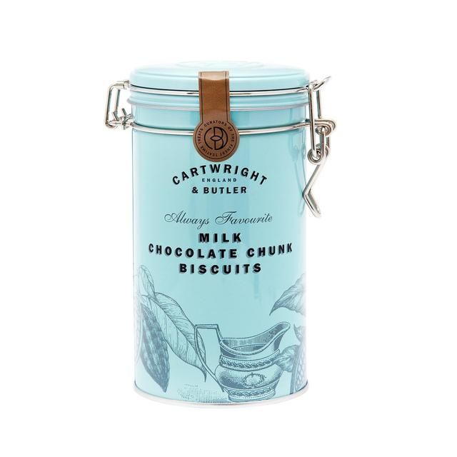 Cartwright & Butler Milk Choc Chunk Biscuits in Tin   200g