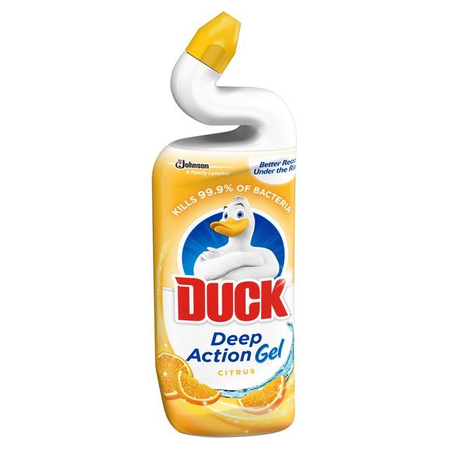 Duck Deep Action Gel Toilet Liquid Cleaner Citrus Bathroom M&S   