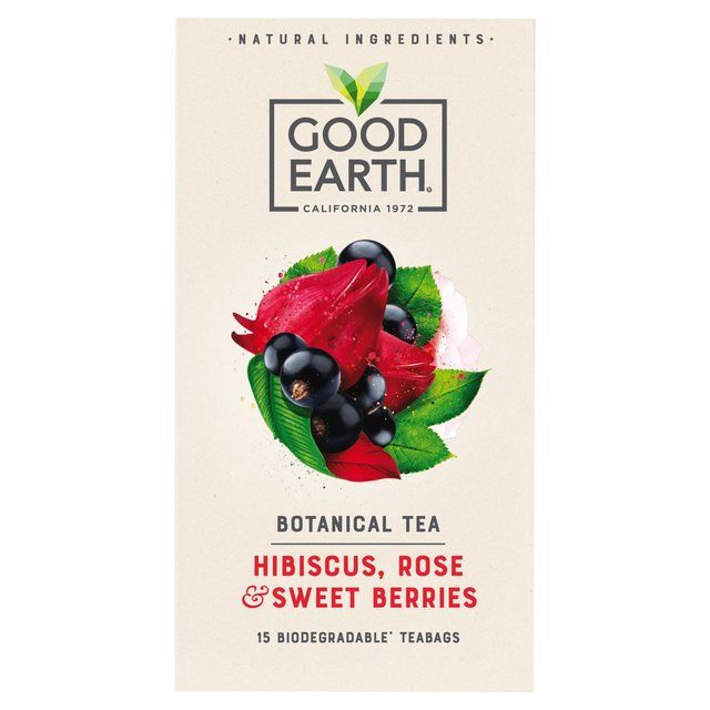 Good Earth Teabags Hibiscus, Rose & Sweet Berries Tea M&S   