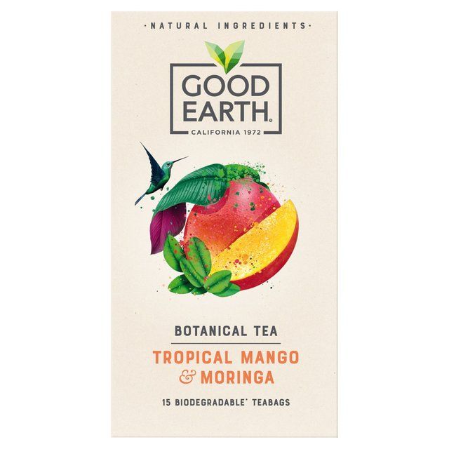 Good Earth Teabags Tropical Moringa Mango Tea M&S   