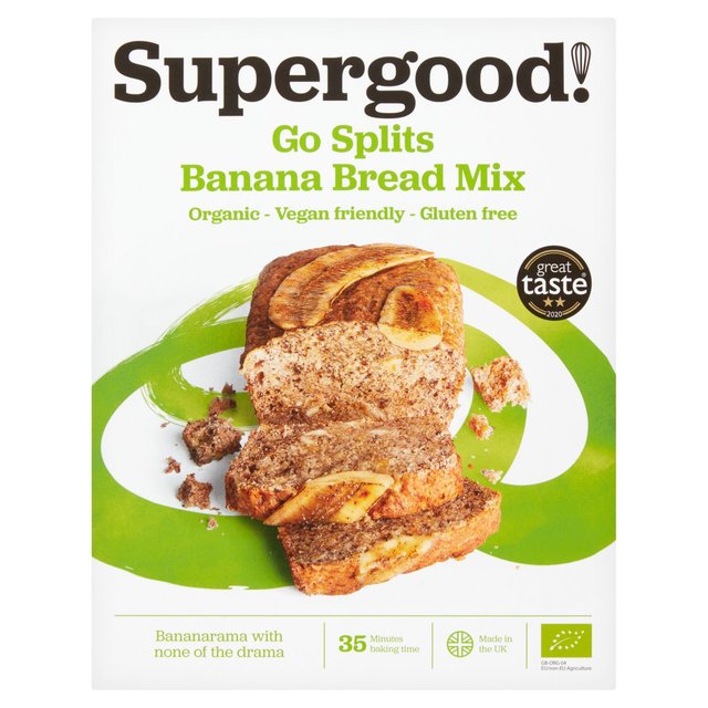 Supergood Gluten Free Go Splits Banana Bread Mix