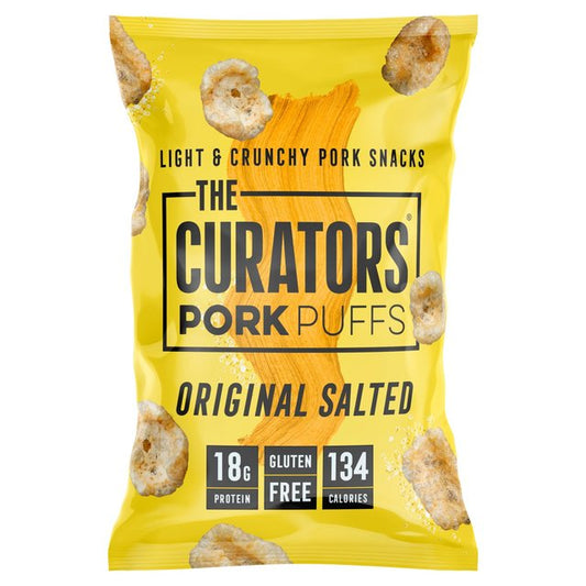 The Curators Salted Pork Puffs Keto M&S Title  