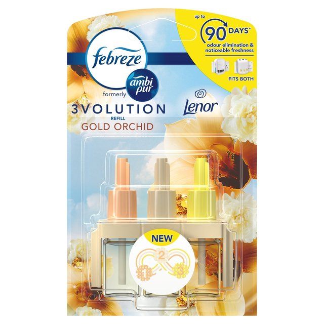 Febreze 3Volution Plug In Refill Gold Orchid Accessories & Cleaning M&S Default Title  