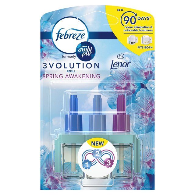 Febreze 3Volution Plug In Refill Lenor Spring Fresh