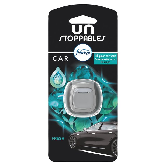 Febreze Unstoppables Car Clip Air Freshener Fresh Miscellaneous M&S Default Title  