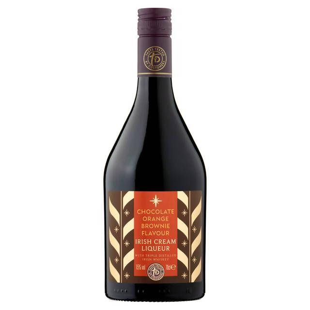 Sainsbury's Chocolate Orange Brownie Flavour Irish Cream Liqueur, Taste the Difference 70cl Liquors and spirits Sainsburys   