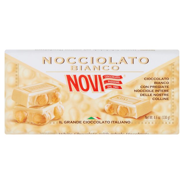 Novi White Chocolate with Whole Hazelnuts WORLD FOODS M&S   