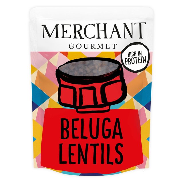 Merchant Gourmet Beluga Lentils Food Cupboard M&S Default Title  