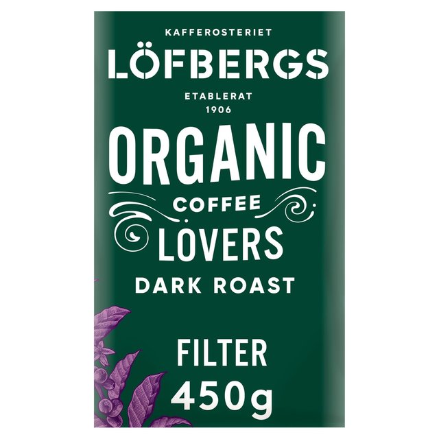 Lofbergs Coffee Lovers Organic Dark Roast Ground Coffee