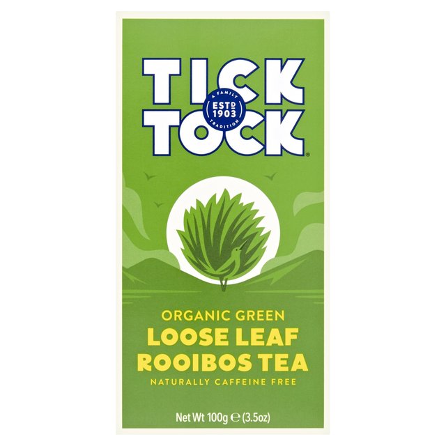 Tick Tock Organic Rooibos Loose Leaf GreenTea Tea M&S   