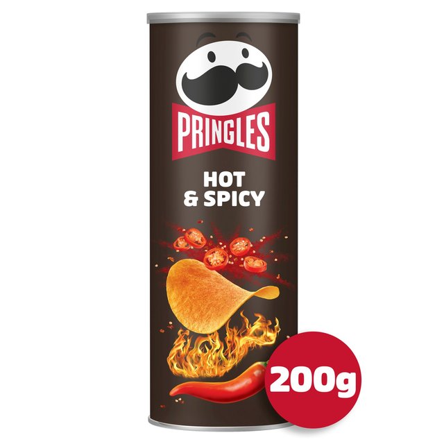 Pringles Hot & Spicy Food Cupboard M&S Default Title  