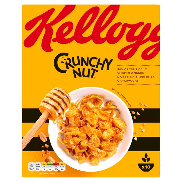 Kellogg's Crunchy Nut Original Breakfast Cereal   300g