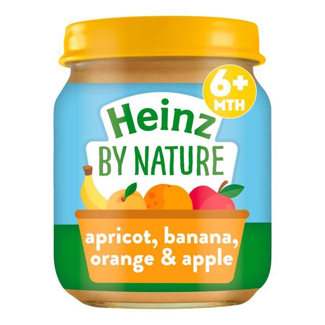 Heinz by Nature Apricot, Banana, Orange & Apple Jar, 6 mths+