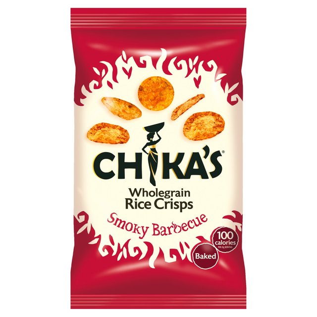 CHIKA'S Smoky Barbecue Rice Crisps Crisps, Nuts & Snacking Fruit M&S   