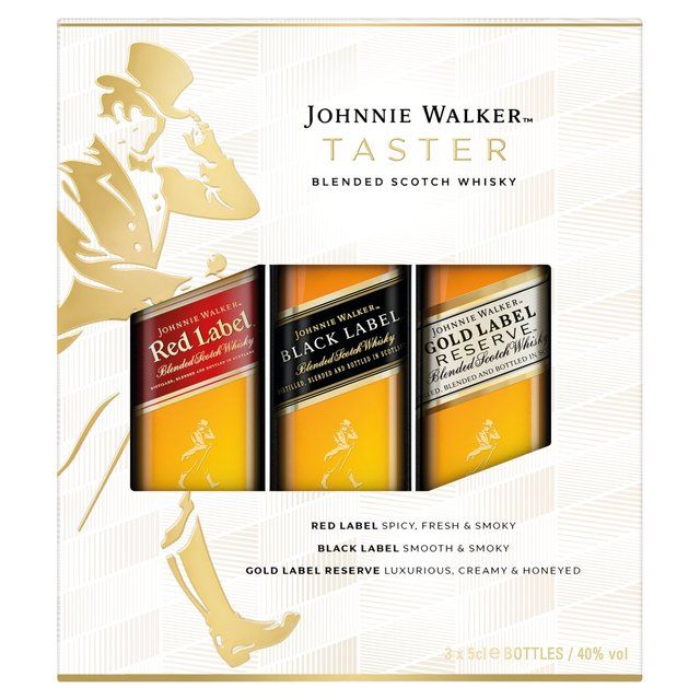 Johnnie Walker Blended Scotch Whisky Exploration Gift Pack BEER, WINE & SPIRITS M&S Default Title  