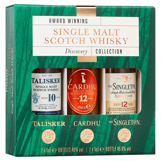 Classic Malts Single Malt Whisky Exploration Gift Pack Liqueurs and Spirits M&S Title  