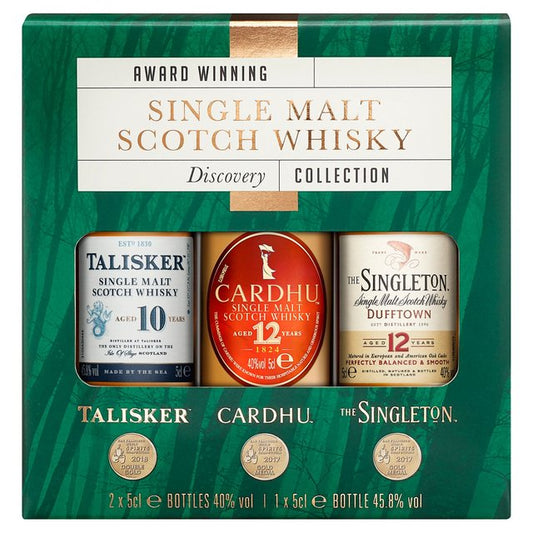 Classic Malts Single Malt Whisky Exploration Gift Pack Liqueurs and Spirits M&S   