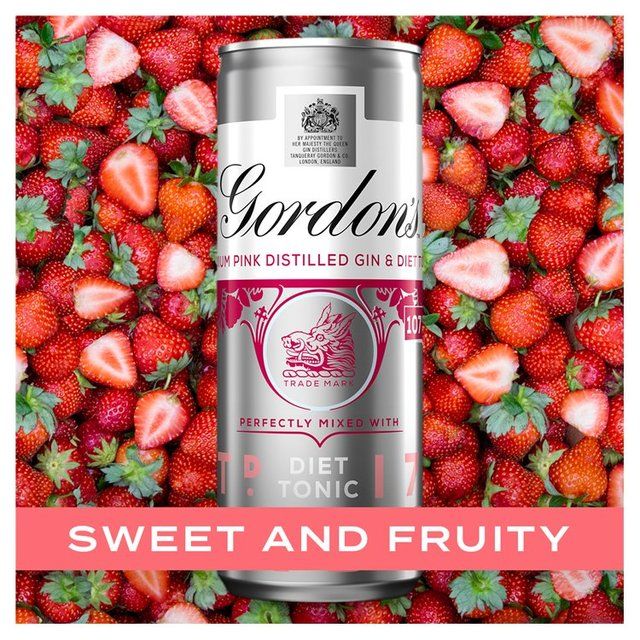 Gordon's Pink Gin & Diet Tonic BEER, WINE & SPIRITS M&S   