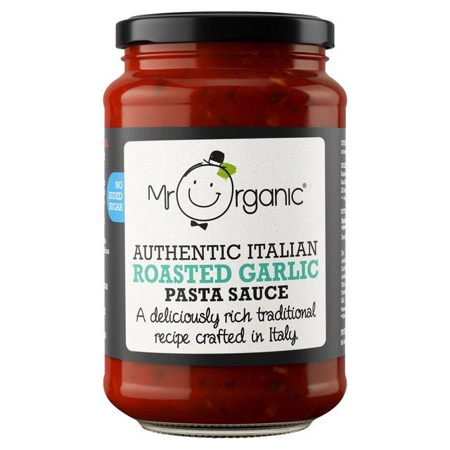 Mr Organic No Added Sugar Roasted Garlic Pasta Sauce Food Cupboard M&S Default Title  