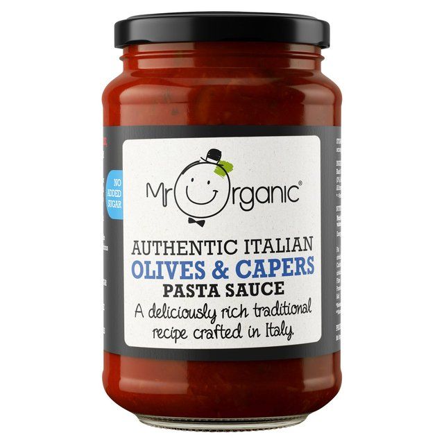 Mr Organic No Added Sugar Olives & Capers Pasta Sauce