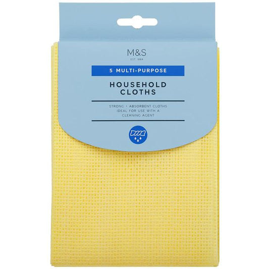 M&S Multi Purpose Household Cloths Accessories & Cleaning M&S   