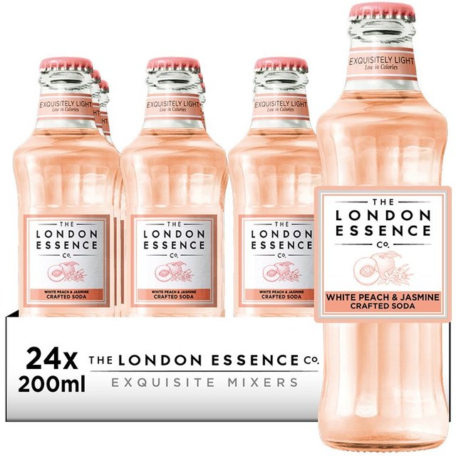 London Essence Co. White Peach & Jasmine Soda Adult Soft Drinks & Mixers M&S   