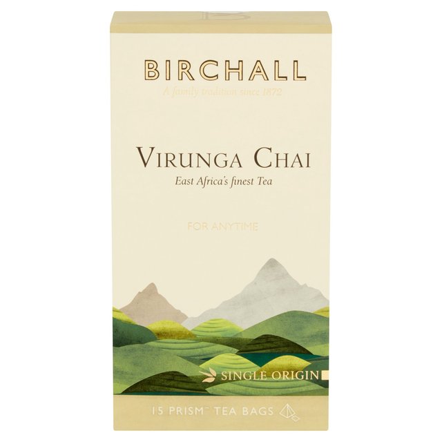 Birchall Virunga Chai - 15 Prism Tea Bags Tea M&S   