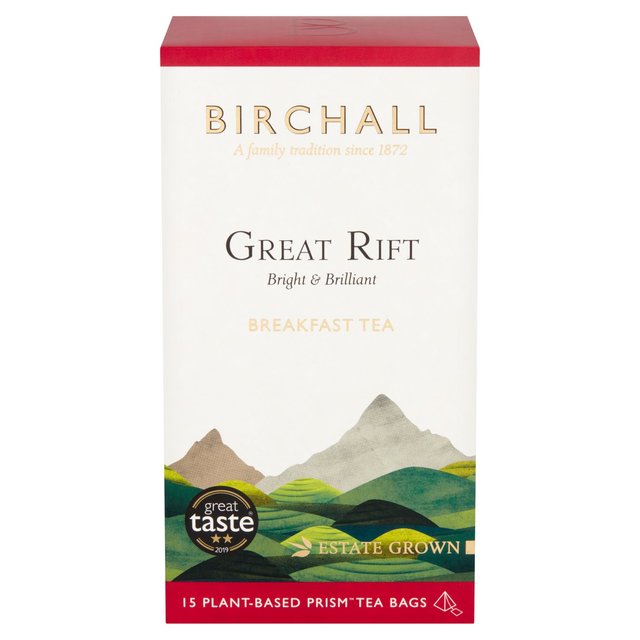 Birchall Great Rift Breakfast Blend - 15 Prism Tea Bags Tea M&S   