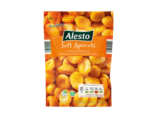 Alesto Soft Pitted Apricots Crisps, Nuts & Snacking Fruit Lidl   
