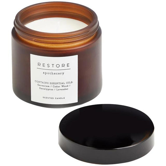 M&S Apothecary Restore Medium 1 Wick Scented Candle Perfumes, Aftershaves & Gift Sets M&S   