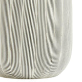 M&S Striped Linear Ceramic Flower Vase, Medium General Household M&S   