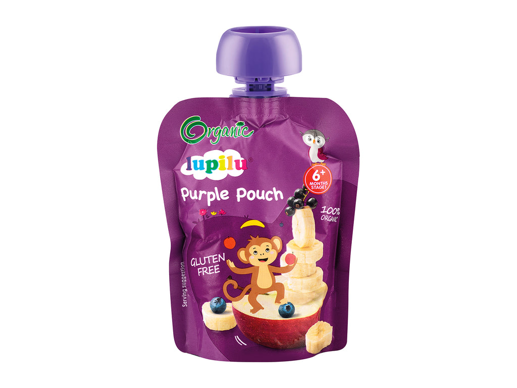 Lupilu Organic Baby Purple Pouches