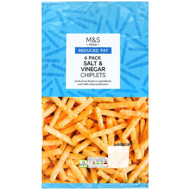 M&S Reduced Fat Salt & Vinegar Chiplets 19g x Food Cupboard M&S Default Title  