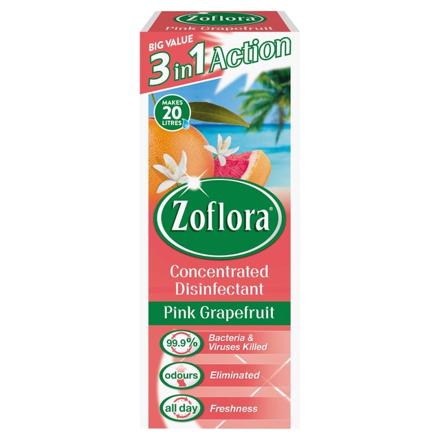 Zoflora Concentrated Disinfectant Pink Grapefruit