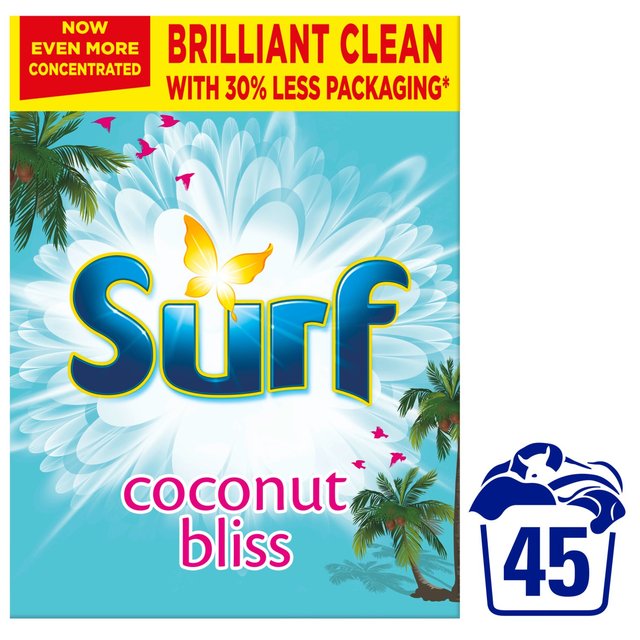 Surf Coconut Bliss Laundry Powder 45 washes Tableware & Kitchen Accessories M&S Default Title  