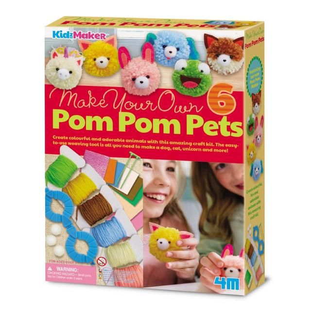 Kidz Maker Make your Own Pom Pom Pets Toys & Kid's Zone M&S   