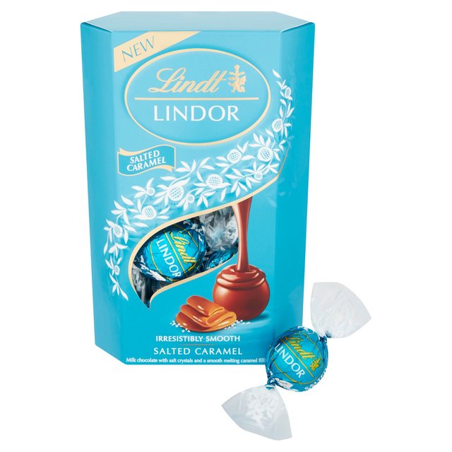 Lindt Lindor Milk Salted Caramel Chocolate Truffles