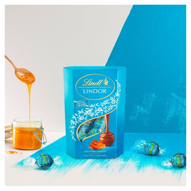 Lindt Lindor Milk Salted Caramel Chocolate Truffles Perfumes, Aftershaves & Gift Sets M&S   