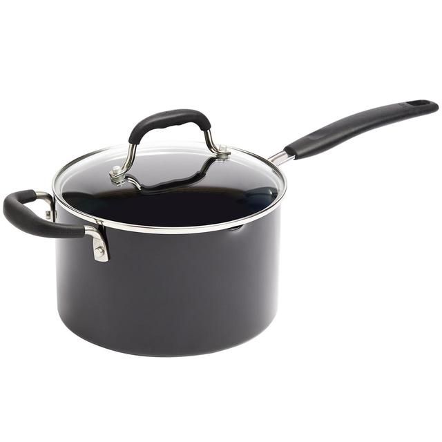 M&S Aluminium Non-Stick Saucepan 20cm General Household M&S   