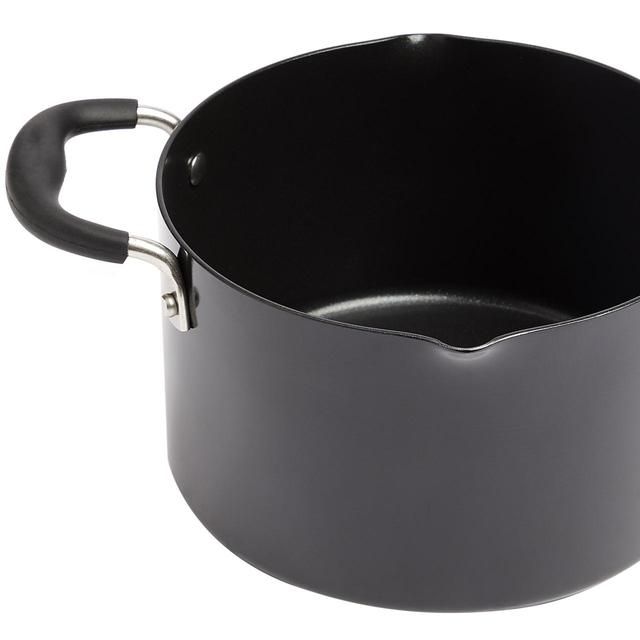 M&S Aluminium Non-Stick Saucepan 20cm General Household M&S   