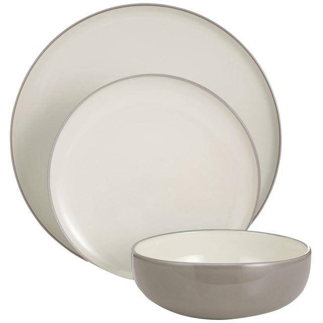 M&S Tribeca Stoneware Dinner Set, Grey