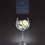 M&S Crystal Gin Glasses Set 780ml Tableware & Kitchen Accessories M&S   