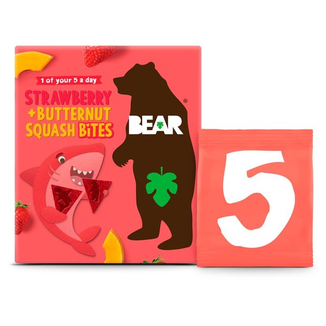 BEAR Bites Fruit & Veg Shapes Strawberry & Butternut Squash Multipack Free from M&S Default Title  