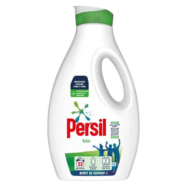 Persil Laundry Washing Liquid Detergent Bio 53 Wash Accessories & Cleaning M&S   