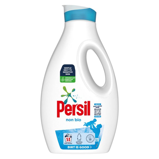 Persil Laundry Washing Liquid Detergent Non Bio 53 Wash