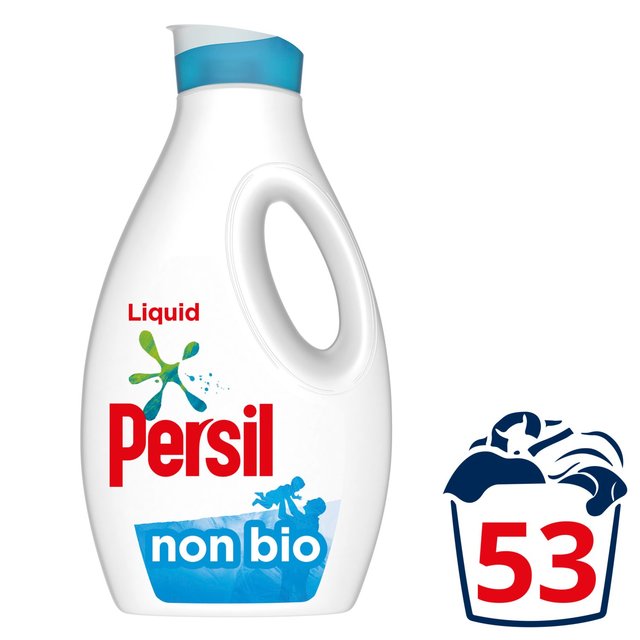 Persil Laundry Washing Liquid Detergent Non Bio 53 Wash