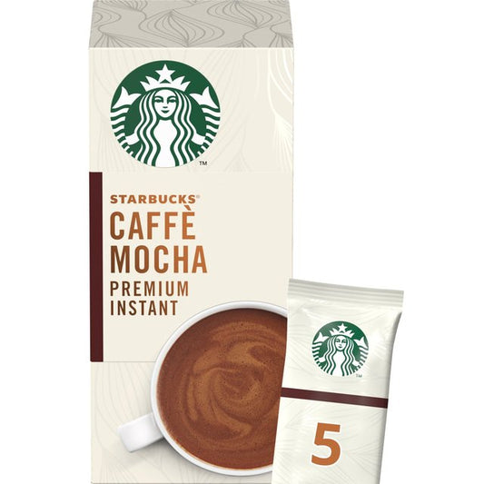 STARBUCKS Mocha Instant Coffee Sachets Food Cupboard M&S Default Title  