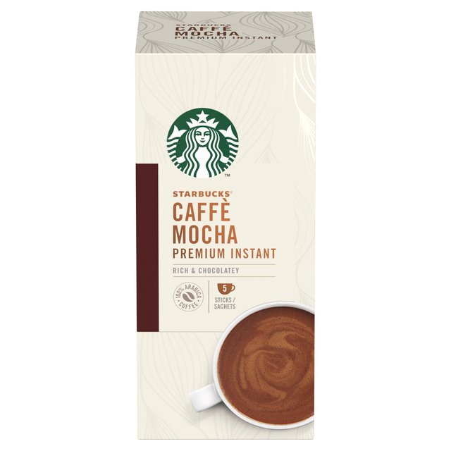 STARBUCKS Mocha Instant Coffee Sachets Food Cupboard M&S   